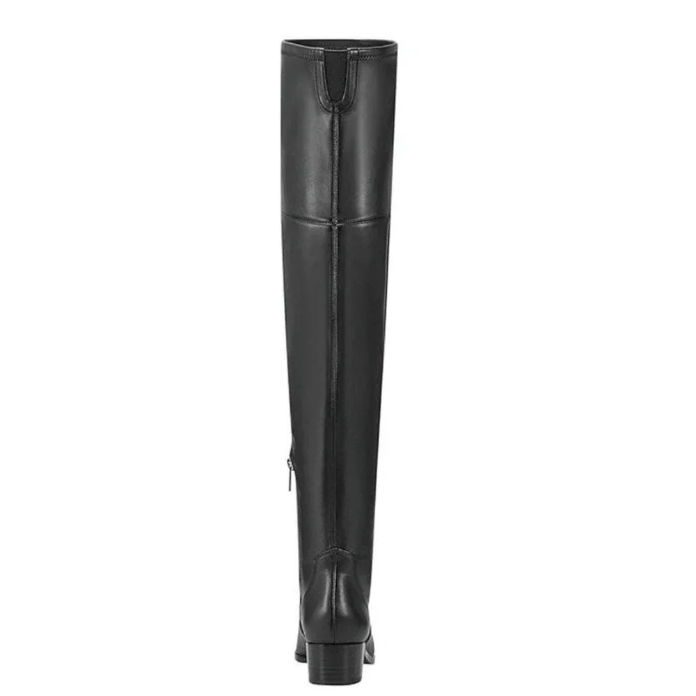 Marc Fisher LTD Yakir Black Over The Knee Pointed Toe Boots Womens 6.5 M